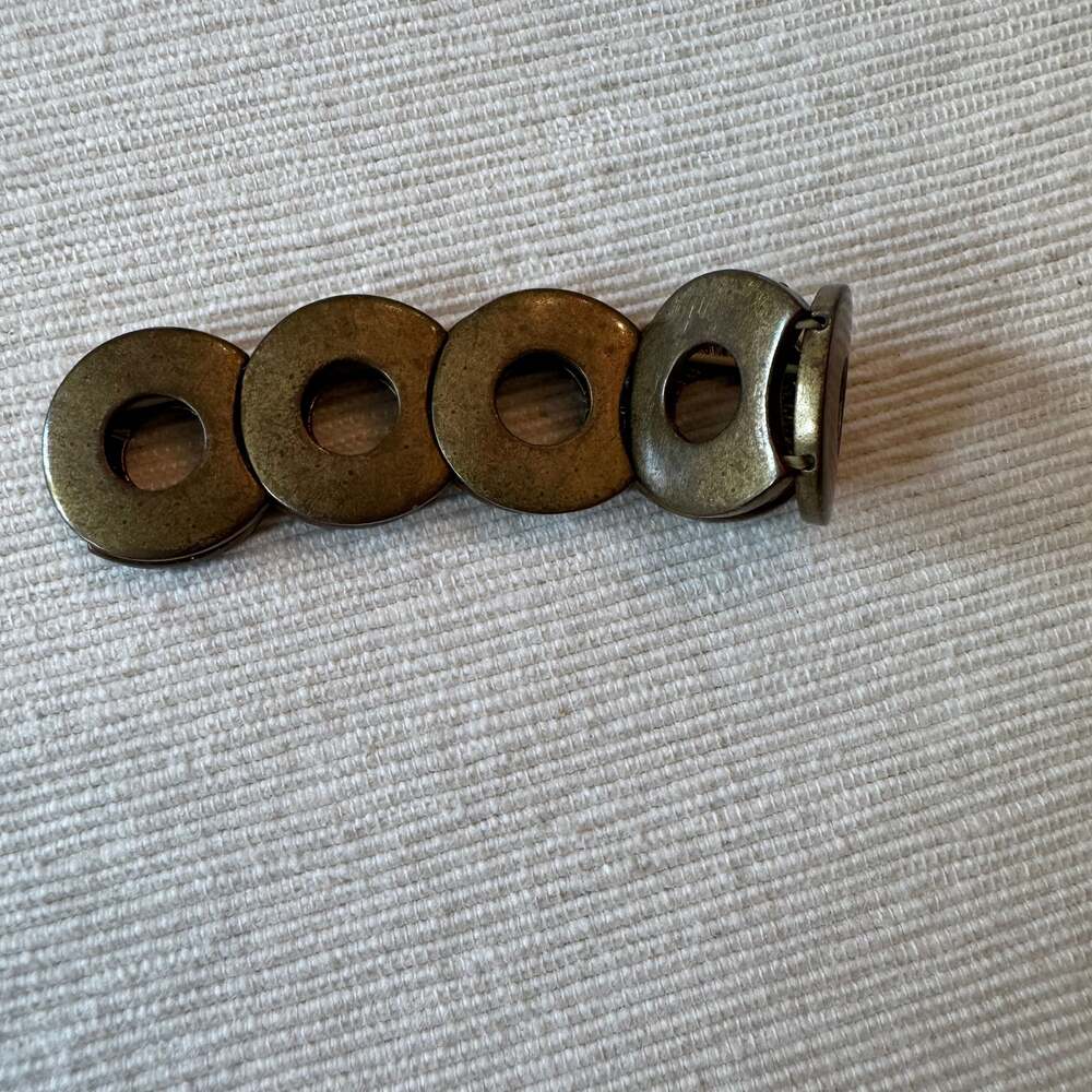 Metal Washer Link Bracelet